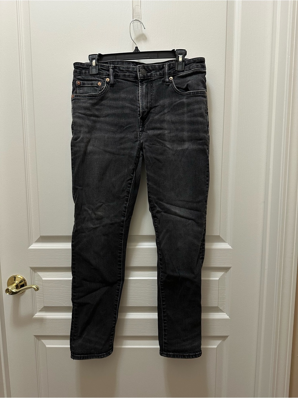 American Eagle Outfitters Slim Men's Washed Black Jeans